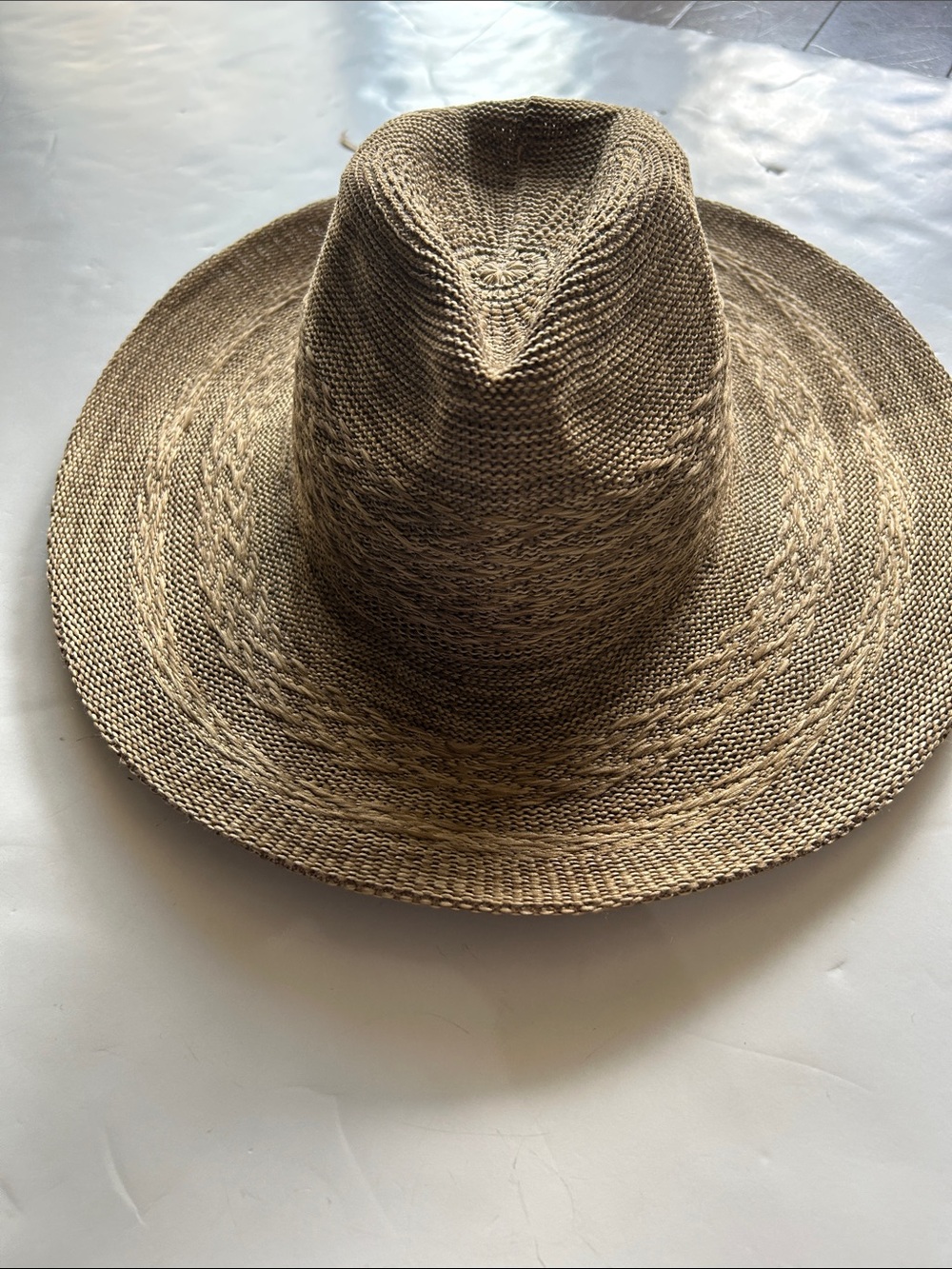 Free People Brown Woven Straw Hat